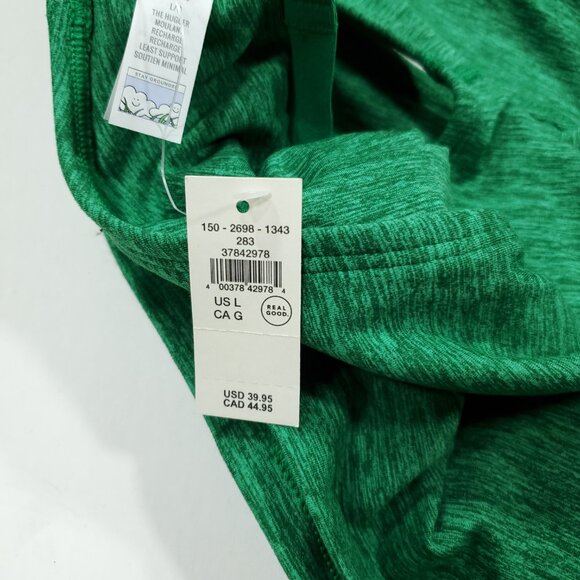 Offline Aerie The Hugger Green Keyhole Cutout Longline Sports Bra Top Large - Picture 5 of 6